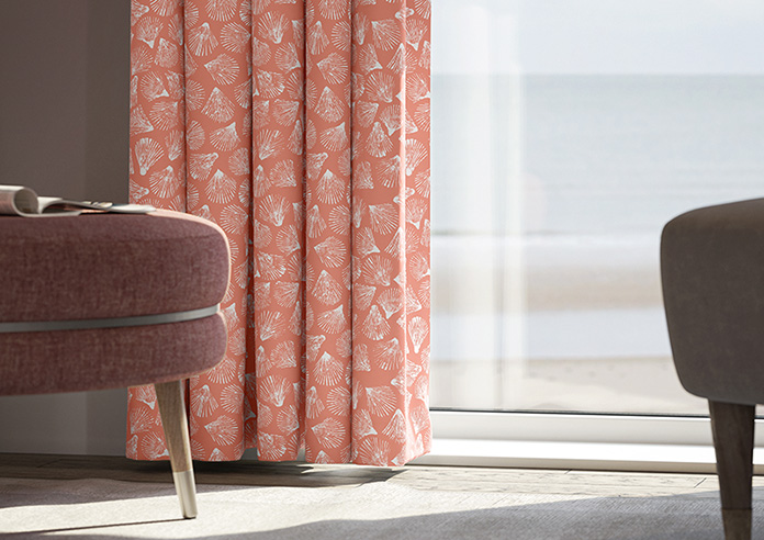 Sandbank, Orange Reef - Made to Measure Curtain - Image 5